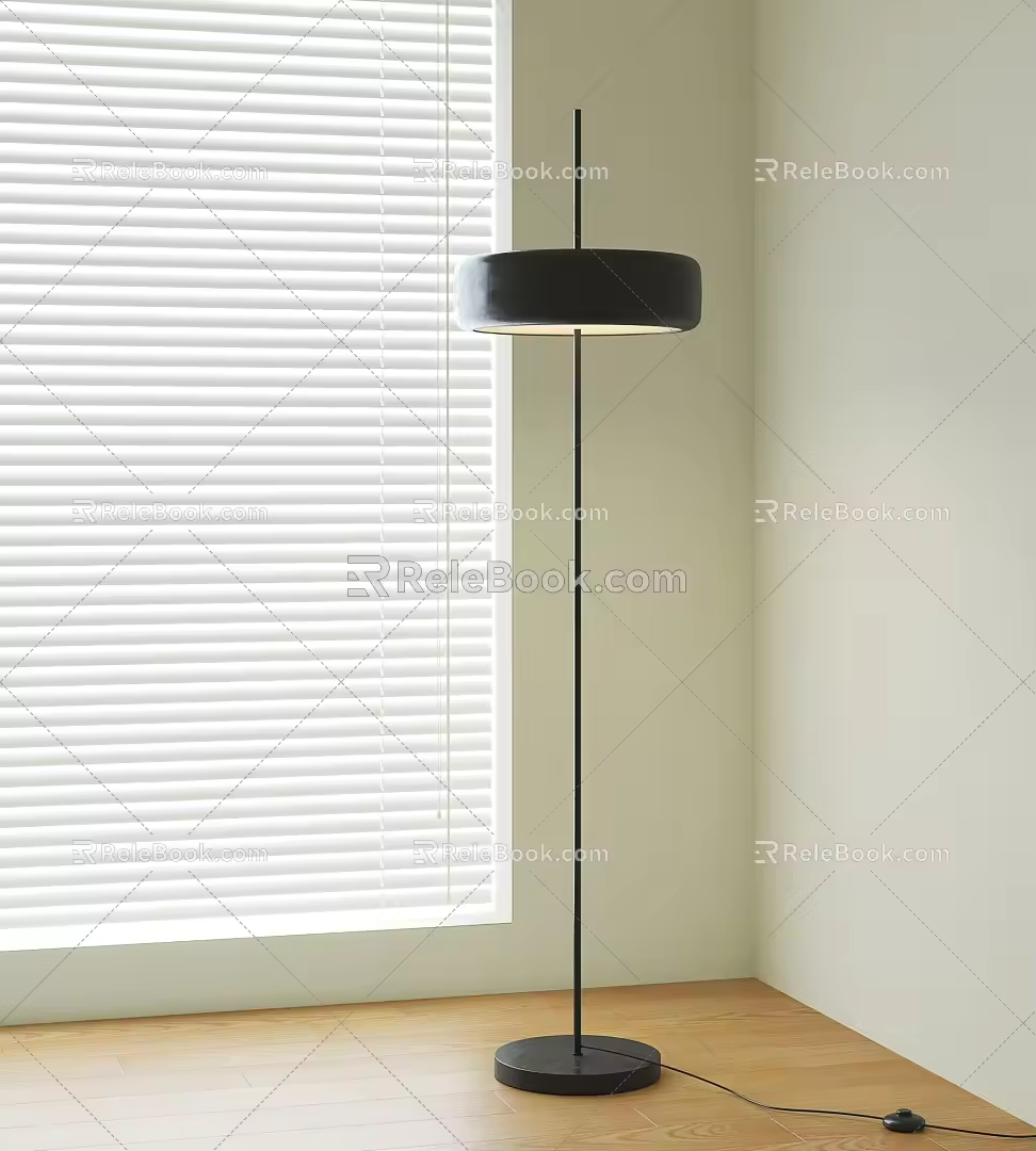 Modern minimalist floor lamp 3d model