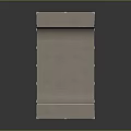 Wooden Skateboard Ramp With White Railings And Metal Base On Black Background
