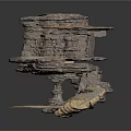 Layered Natural Organic Stacked Structure With Textured Surfaces And Irregular Layers