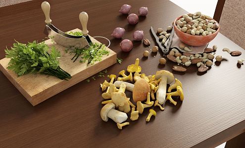 Modern Food 3d model