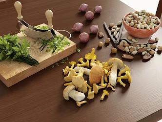Modern Food 3d model