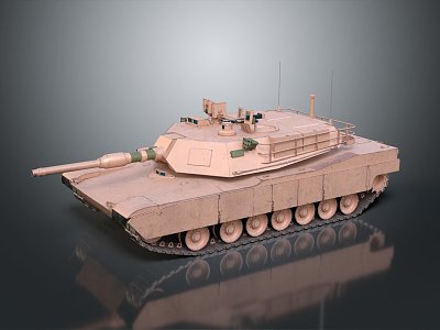 Modern Tank Abrams Tank World War II Tank Heavy Tank Tracked Tank Tracked Vehicle 3d model