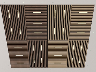 Modern Ceiling Aluminum Square Ceiling Grille Ceiling Square Ceiling 3d model