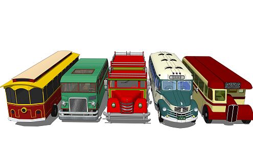 Modern Bus Shuttle 3d model