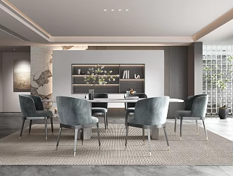 Modern Restaurant 3d model