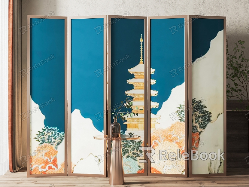 New Chinese Style Screen Screen Partition model