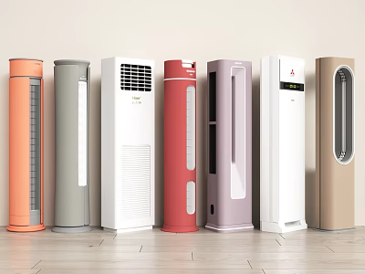 modern air conditioner vertical air conditioner 3d model