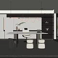 Modern Poliform Study 3d model
