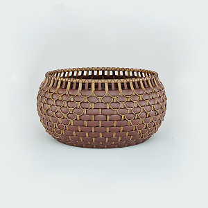 Southeast Asia Storage Basket Storage Basket Woven Fabric 3d model