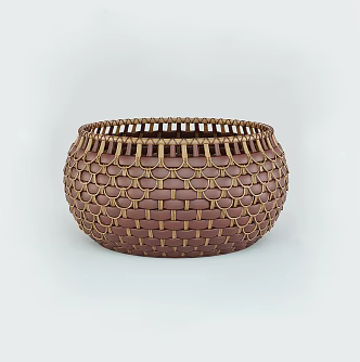 Southeast Asia Storage Basket Storage Basket Woven Fabric 3d model