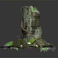 Tower defense sentry tower air defense watchtower observatory tower loft 3d model