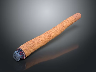 Delicious Rolled Food With Textured Outer Layer And Purple Filling In Cylindrical Shape 3d model