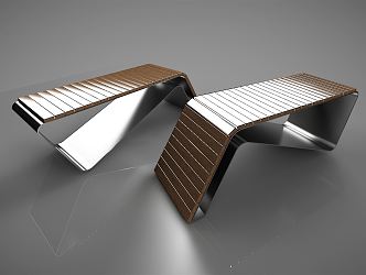 Modern Outdoor Chair Outdoor Leisure Chair 3d model