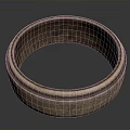 Vintage Engraved Metal Bracelet With Decorative Swirl Patterns For Daily Use