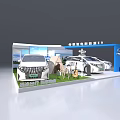 GAC Trumpchi Exhibition Booth With High End Chinese Brand New Power Cars