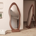 Mid-ancient full-body mirror 3d model