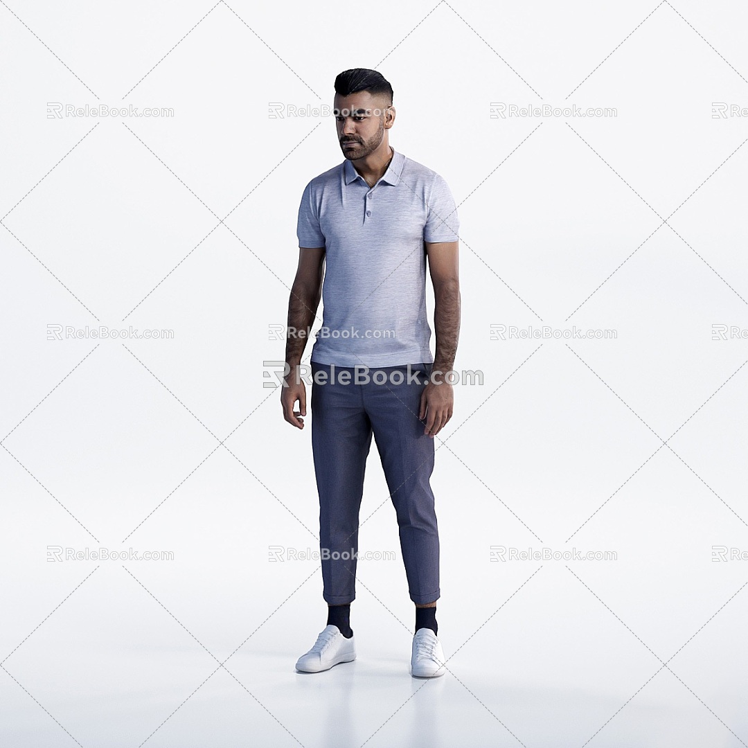 Men Sports Men Casual Men Male Model 3d model