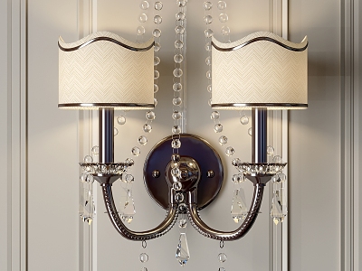 European-style wall lamp double-headed wall lamp model