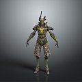 Science Fiction Warrior Future Warrior Next Generation Warrior Super Soldier Magic Warrior Super Soldier Science Fiction Soldier 3d model