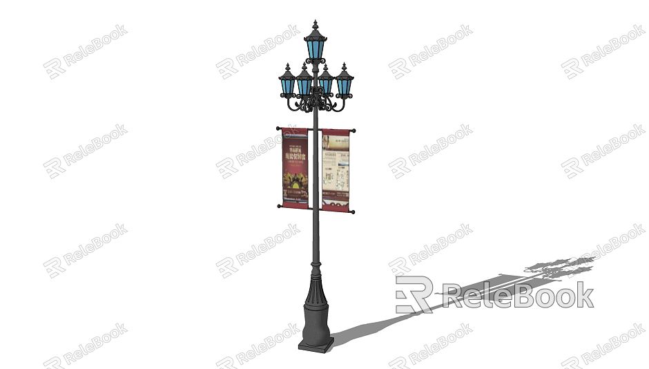 Jane European street lamp landscape lamp column garden lamp floor lamp lawn lamp high pole lamp outdoor lamp road flag hanging basin lamp model