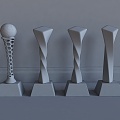 Modern Trophy 3d model