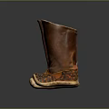 Durable Brown Leather Boots With Vintage Texture And Comfortable Design For Household Daily Use