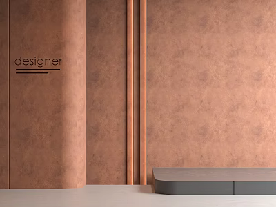 Modern European-style paint, latex paint, real stone paint 3d model