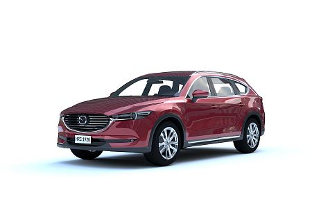 Hyundai car Mazda car 3d model