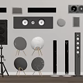 Modern sound vertical sound hanging sound small sound 3d model