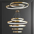 Modern chandelier ring series endon writable 3d model