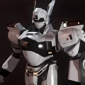 Modern Robot Police Robot 3d model