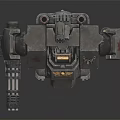 Modern Robot Warrior Mechanical Combat Police Mechanical Armor 3d model
