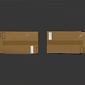 Two Brown Cardboard Boxes For Household Storage And Packaging Needs