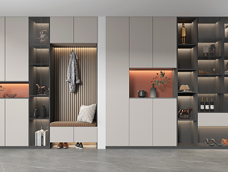 Modern Shoe Cabinet Household Shoe Cabinet 3d model