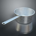 Durable Metal Measuring Cup With Long Handle For Kitchen Use 3d model
