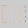 New Chinese-style lines carved 3d model