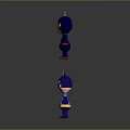 Colorful Cartoon Characters Holding Various Weapons in Different Colored Outfits on Dark Reflective Background