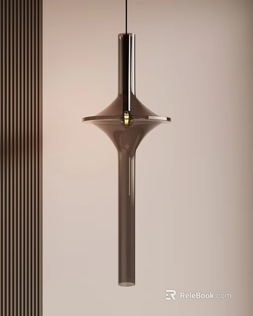 Modern Sleek Chandelier With Metallic Tiered Design For Contemporary Interior 3d model 