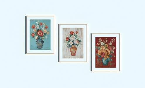 Decorative Painting Hanging Painting Illustration Art Painting Oil Painting Floral Painting Plant Painting Creative Painting Landscape Painting Chinese Painting Figure Painting Chinese Decorative Painting Watercolor Painting 3d model