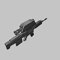 submachine gun 3d model