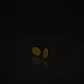 Shiny Decorative Gold Coins For Household Use With Intricate Patterns And Engraved Text