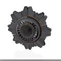 Mechanical Gear Component For Industrial Equipment With Metal Construction And Teeth Design