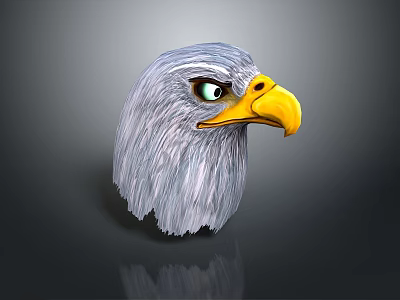 Eagle Large Eagle Owl Raptor Falcon Bird Animal Game Animal 3d model