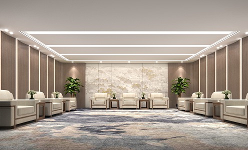 VIP Reception Room Modern Reception Room 3d model