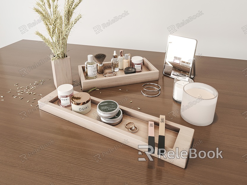 Modern Cosmetic Dressing Table Ornament model