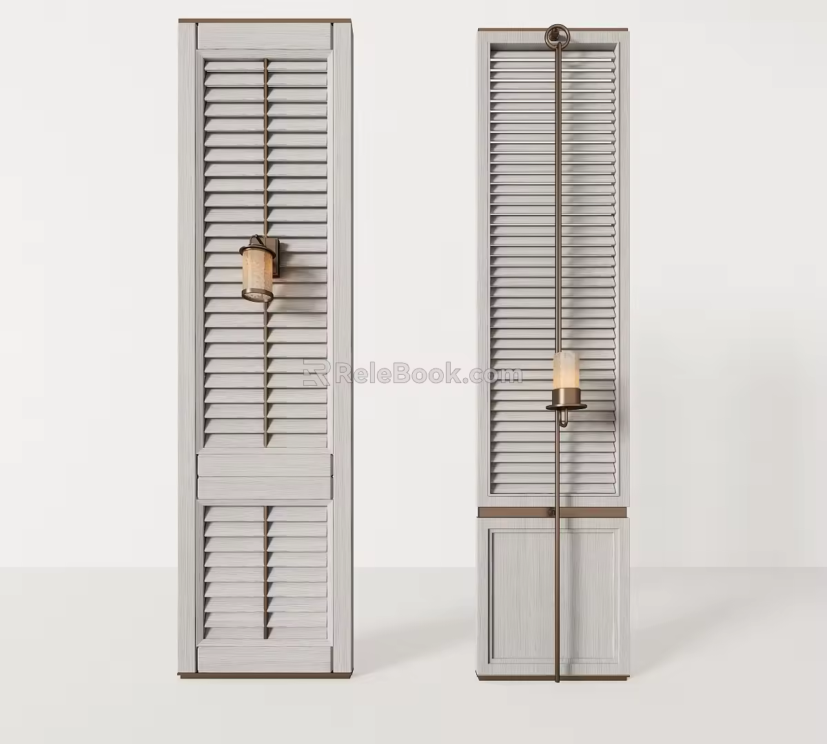 Modern CCD hotel screen partition combination 3d model