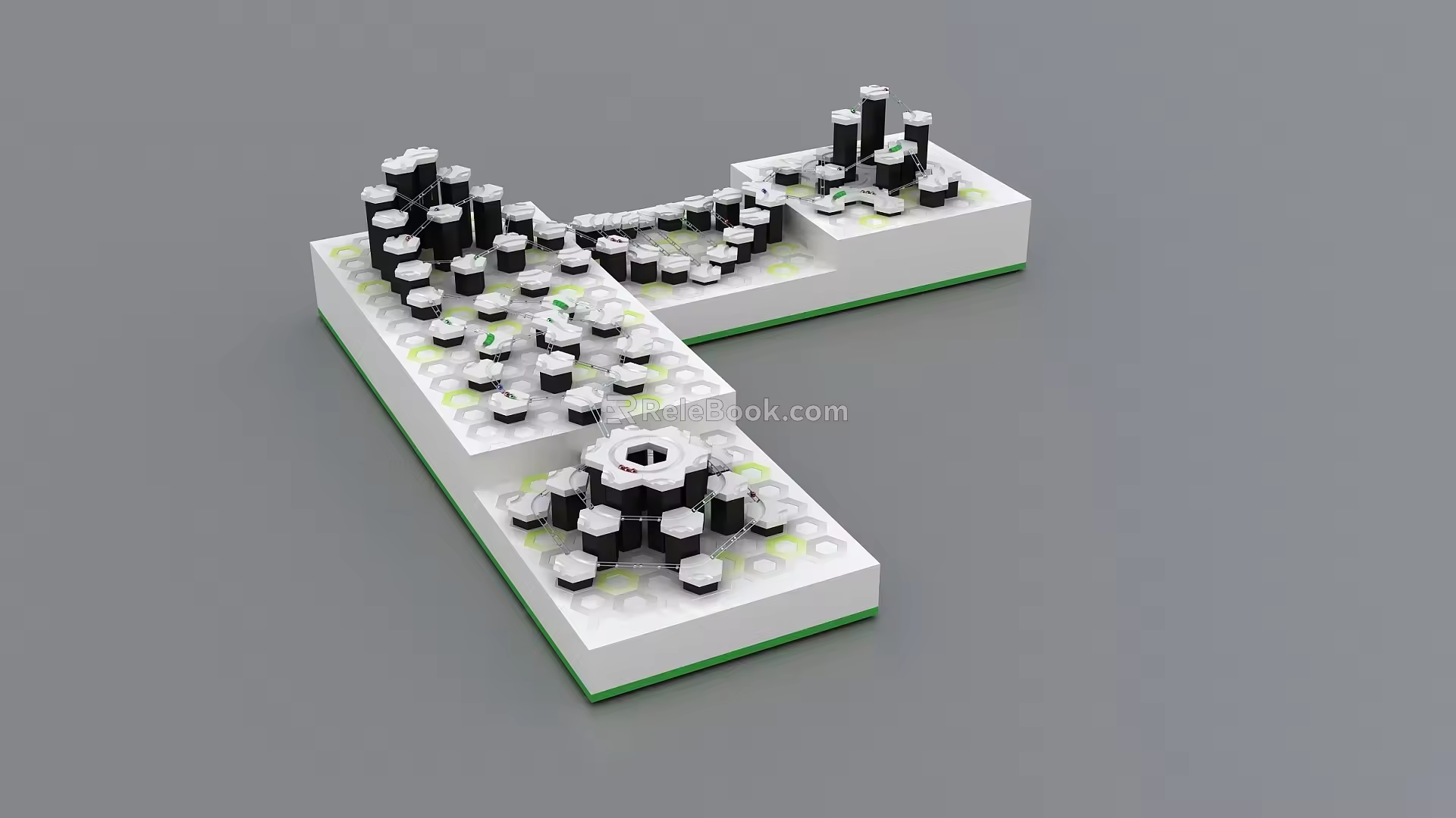 Puzzle Toy Stitching Combination Building Blocks Lego Toy Assembling Pinball Toy 3d model