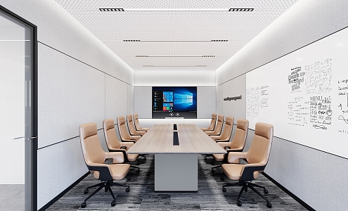 Conference Room Negotiation Room 3d model