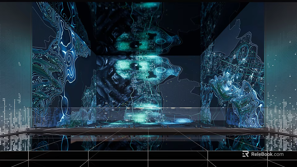 Innovative Commercial Equipment Display With Advanced Technology And Modern Design Features 3d model 