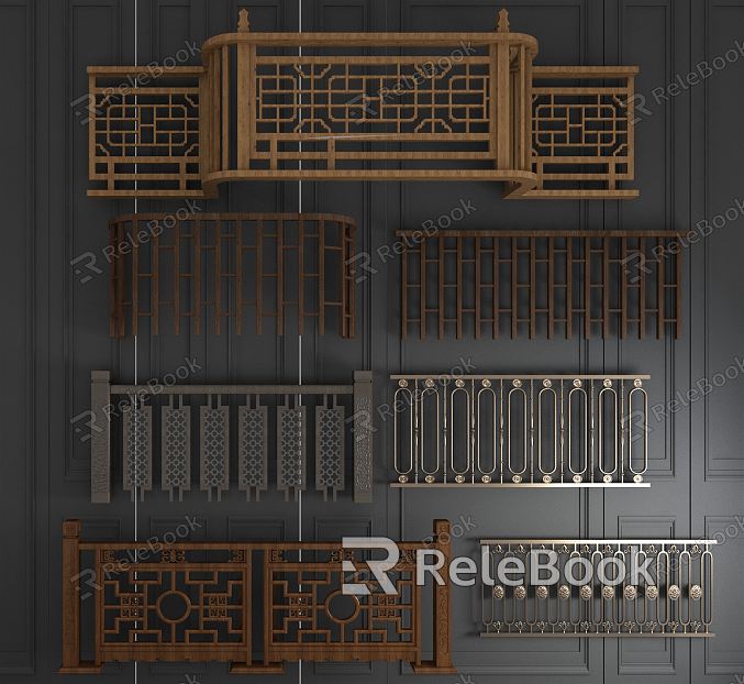 New Chinese Guardrail Railing Guardrail model